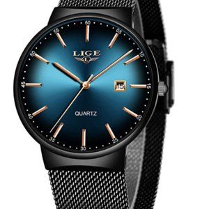 LIGE Mens Watches Fashion Sports